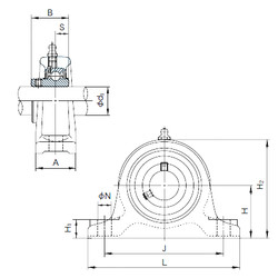 Bearing UCIP322 NACHI #1 image