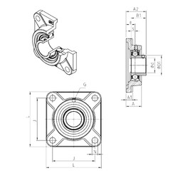 Bearing USF211 SNR #1 image