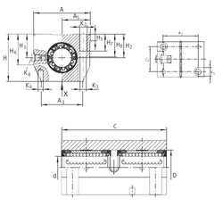 Bearing KTN 12 C-PP-AS INA #1 image
