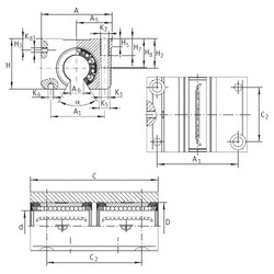Bearing KTNO 16 C-PP-AS INA #1 image