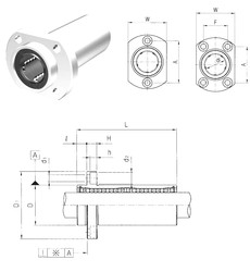 Bearing LMHP8L Samick #1 image