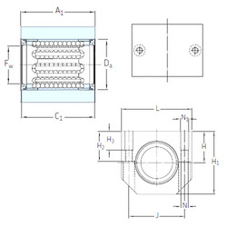 Bearing LUJR 50 SKF #1 image