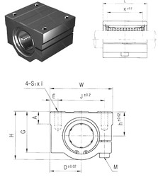 Bearing SCJ12UU Samick #1 image