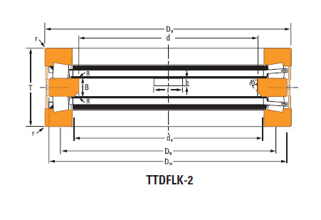 Bearing Thrust race single H-21127-c #1 image