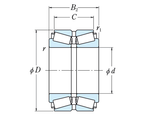 Bearing LM263149D/LM263110+K #1 image